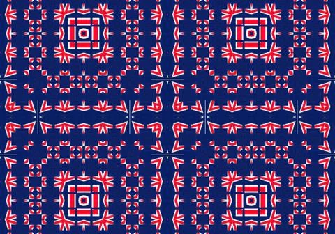 Ethnic pattern. abstract kaleidoscope 스톡 일러스트