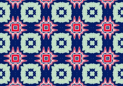 Ethnic pattern. abstract kaleidoscope Illustrazione stock