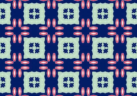 Ethnic pattern. abstract kaleidoscope Stock-Illustration