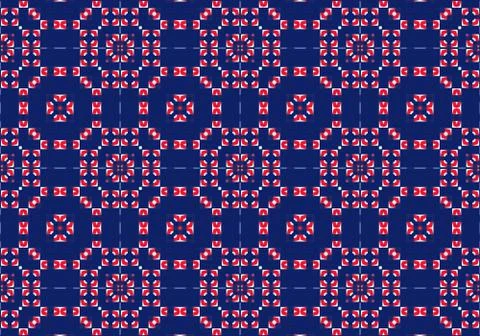 Ethnic pattern. abstract kaleidoscope Illustrazione stock