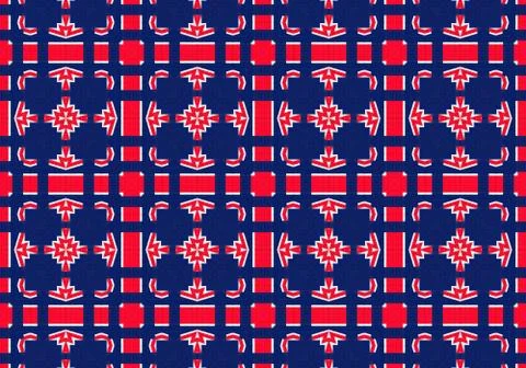 Ethnic pattern. abstract kaleidoscope Illustration