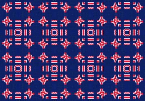 Ethnic pattern. abstract kaleidoscope Illustrazione stock