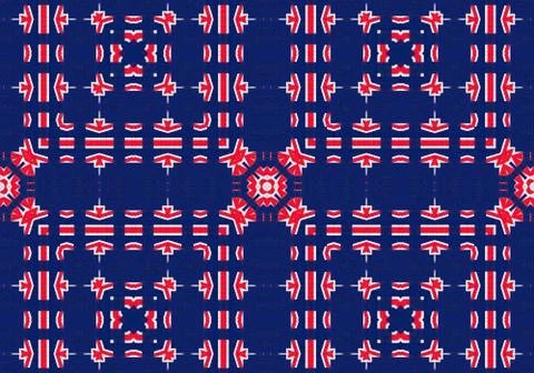 Ethnic pattern. abstract kaleidoscope Illustrazione stock