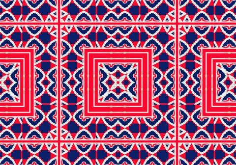 Ethnic pattern. abstract kaleidoscope Illustration