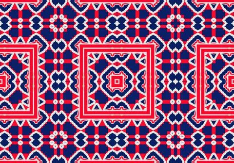 Ethnic pattern. abstract kaleidoscope Stock-Illustration