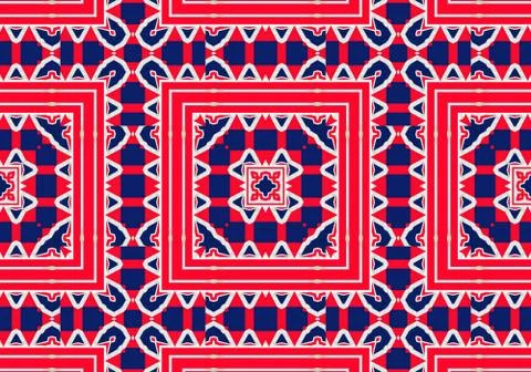 Ethnic pattern. abstract kaleidoscope Illustration