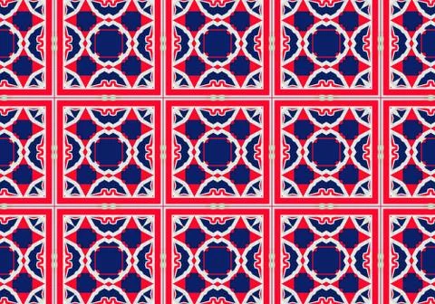 Ethnic pattern. abstract kaleidoscope Illustrazione stock