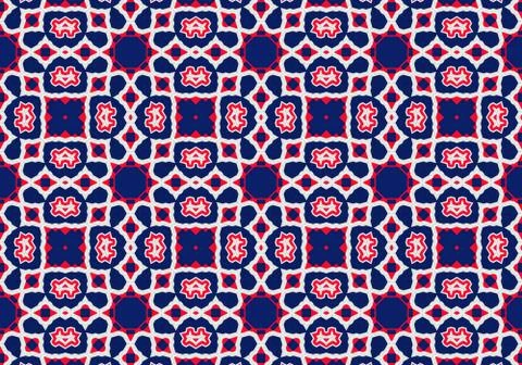 Ethnic pattern. abstract kaleidoscope Illustration