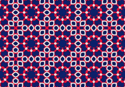 Ethnic pattern. abstract kaleidoscope Illustration