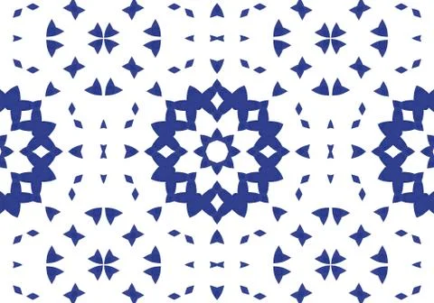 Ethnic pattern. abstract kaleidoscope Illustration