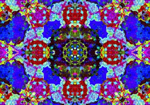 Ethnic pattern. abstract kaleidoscope Illustration