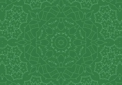 Ethnic pattern. abstract kaleidoscope Illustrazione stock