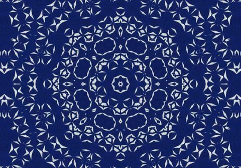 Ethnic pattern. abstract kaleidoscope Stockillustratie