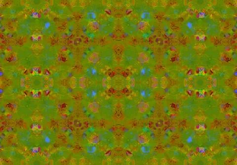 Ethnic pattern. abstract kaleidoscope Illustrazione stock