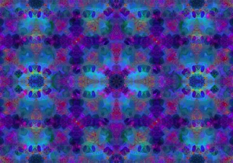 Ethnic pattern. abstract kaleidoscope Stock-Illustration