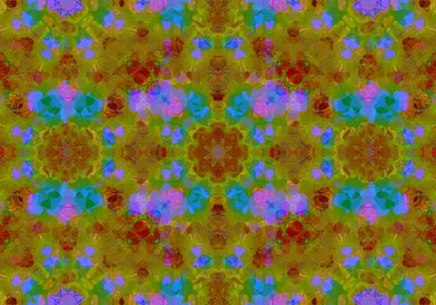 Ethnic pattern. abstract kaleidoscope Illustration