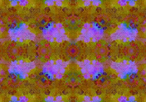 Ethnic pattern. abstract kaleidoscope Illustrazione stock