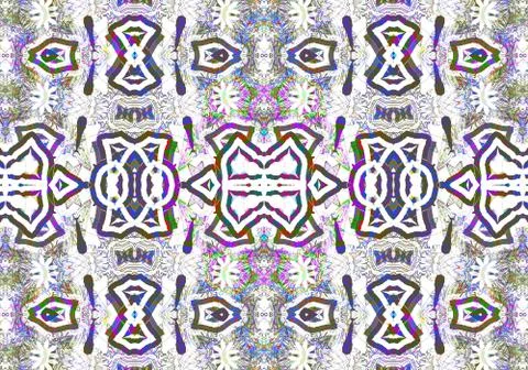 Ethnic pattern. abstract kaleidoscope Stock-Illustration