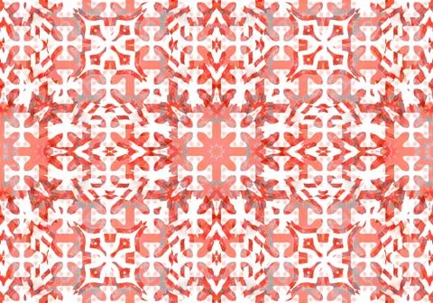 Ethnic pattern. abstract kaleidoscope Illustration