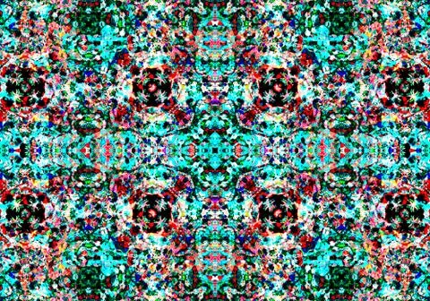 Ethnic pattern. abstract kaleidoscope Stock-Illustration