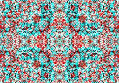 Ethnic pattern. abstract kaleidoscope Stock-Illustration