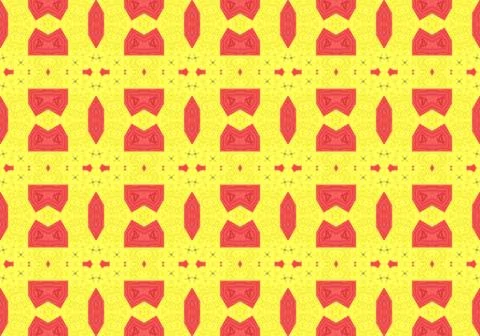 Ethnic pattern. Abstract kaleidoscope  Illustrazione stock