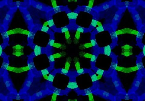 Ethnic pattern. Abstract kaleidoscope  Illustration