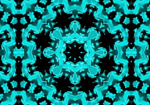 Ethnic pattern. Abstract kaleidoscope  Illustration