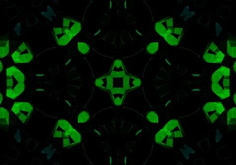 Ethnic pattern. Abstract kaleidoscope  Illustration