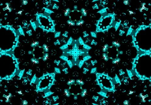Ethnic pattern. Abstract kaleidoscope  Illustrazione stock