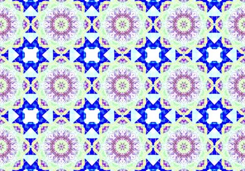 Ethnic pattern. Abstract kaleidoscope  Иллюстрация