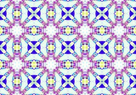 Ethnic pattern. Abstract kaleidoscope  Illustration