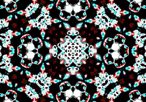 Ethnic pattern. Abstract kaleidoscope  Illustration