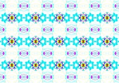 Ethnic pattern. Abstract kaleidoscope  Illustrazione stock