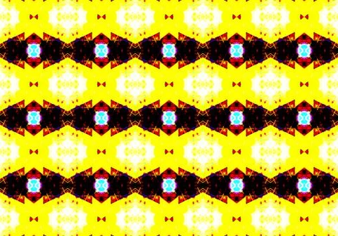 Ethnic pattern. Abstract kaleidoscope  Stock-Illustration