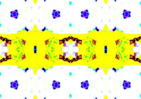 Ethnic pattern. Abstract kaleidoscope  Illustrazione stock