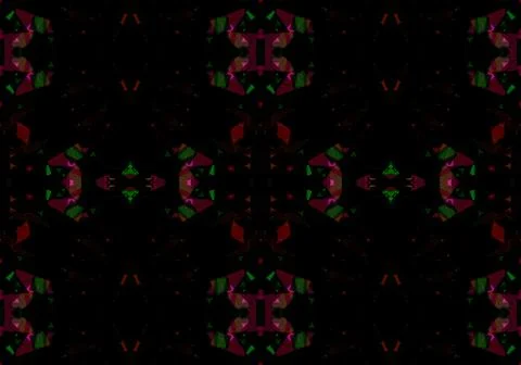 Ethnic pattern. Abstract kaleidoscope  Illustrazione stock