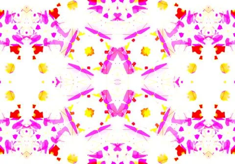Ethnic pattern. Abstract kaleidoscope  Illustration