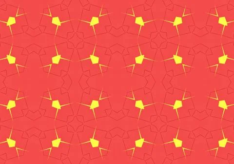 Ethnic pattern. Abstract kaleidoscope  Stock-Illustration