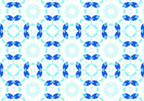 Ethnic pattern. Abstract kaleidoscope  Stock-Illustration