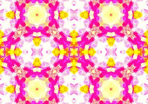 Ethnic pattern. Abstract kaleidoscope  Illustrazione stock