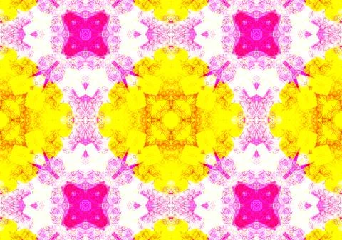 Ethnic pattern. Abstract kaleidoscope  Illustrazione stock