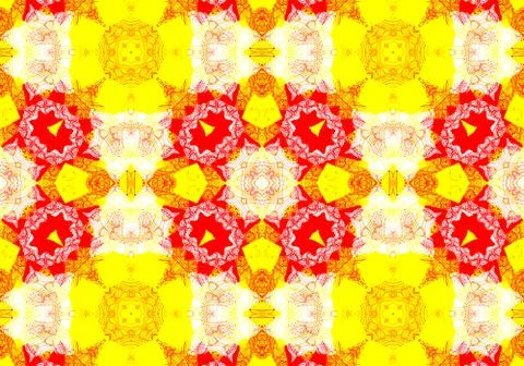Ethnic pattern. Abstract kaleidoscope  Иллюстрация