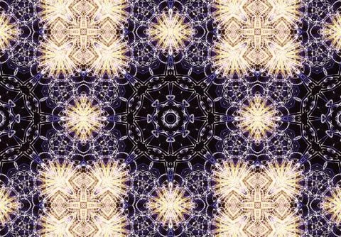 Ethnic pattern. abstract kaleidoscope Illustration