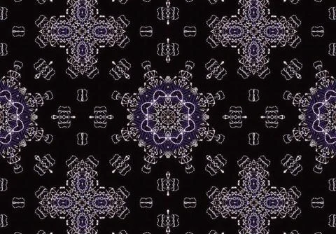 Ethnic pattern. abstract kaleidoscope Illustrazione stock