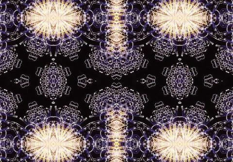 Ethnic pattern. abstract kaleidoscope Иллюстрация