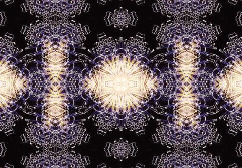 Ethnic pattern. abstract kaleidoscope Stock-Illustration