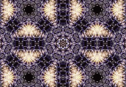 Ethnic pattern. abstract kaleidoscope Stock-Illustration
