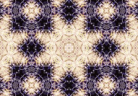 Ethnic pattern. abstract kaleidoscope Illustration