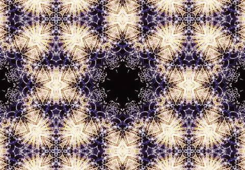 Ethnic pattern. abstract kaleidoscope Stock-Illustration